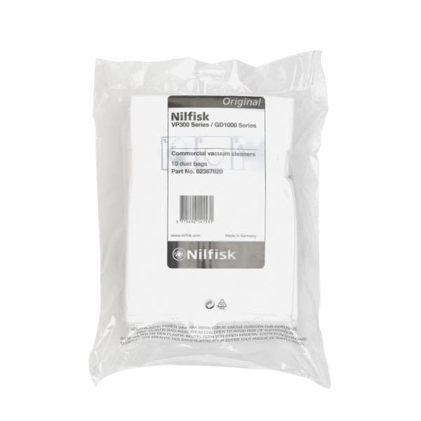 Nilfisk 82367820 Støvsugerpose 10-pakning