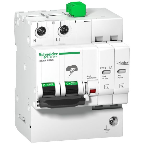 Schneider Electric A9L16298 Overspenningsvern integrert fraskiller 230V, 1.5 kW