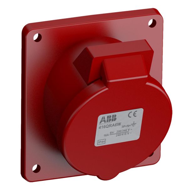 ABB 2CMA102328R1000 Paneluttak hurtigtilkoblet, vibrasjonsbestandig Vinklet, 5-polet, 16 A
