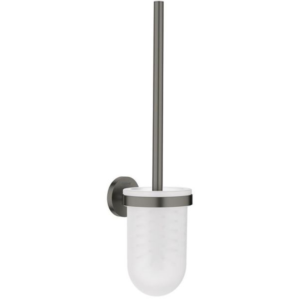 Grohe Essentials Toalettbørste med holder Børstet Hard Graphite