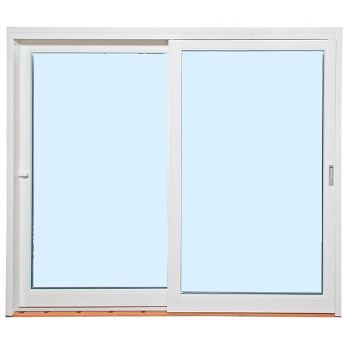 Med skyvedør - 2-felt Fasadeparti Aluminium 18, 21, Høyre