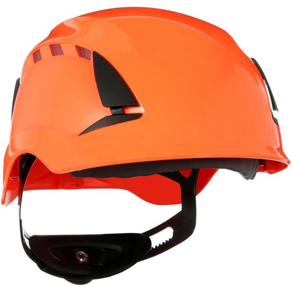 3M SecureFit X5507V Vernehjelm ventilert Oransje