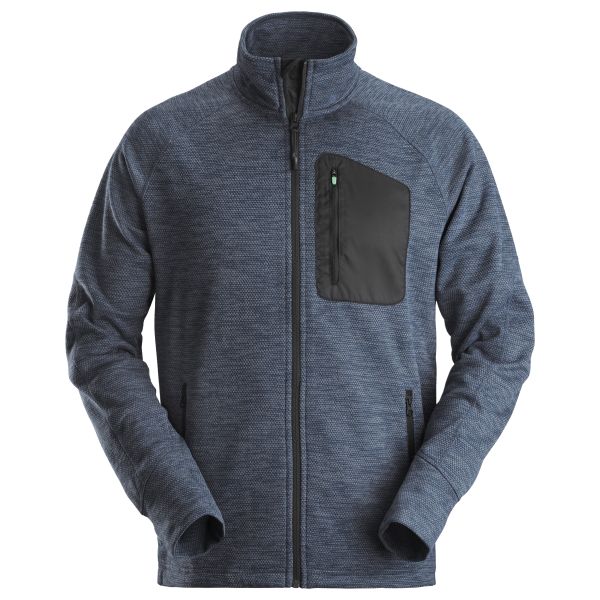Snickers 8042 FlexiWork Fleecejakke marineblå/svart XS