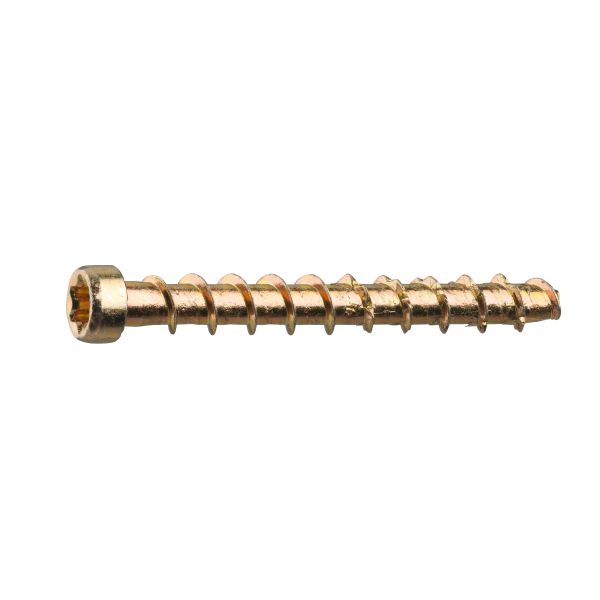 Grabber CTX40CH200 Betongskrue for lister og sokler 4,5 x 40 mm, gul 200-pakning