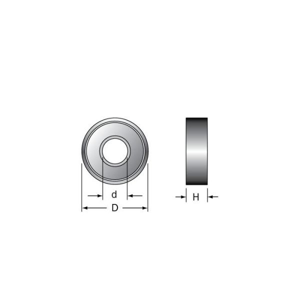 Cobolt M-135 Styrelager 13 x 5 mm