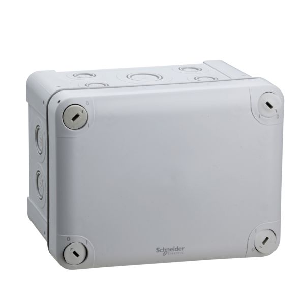 Schneider Electric ENN05087 Koblingsboks grå, knock-outs, utvendig 150 x 105 x 80 mm
