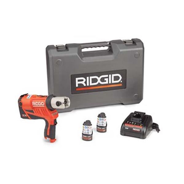 Ridgid RP 240 Pressemaskin med batterier, lader og koffert