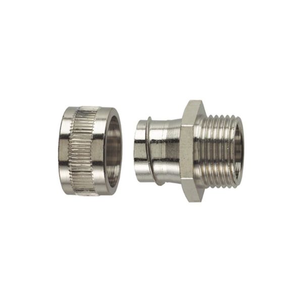 Hellermann Tyton 166-30321 Metallkobling SSC-FM, fast, utvendig gjenge Nominell Ø 10 mm, 10-pakning