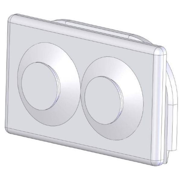 Norwesco 460005 Membran for lederrør 16 mm, 10-pakning 2V