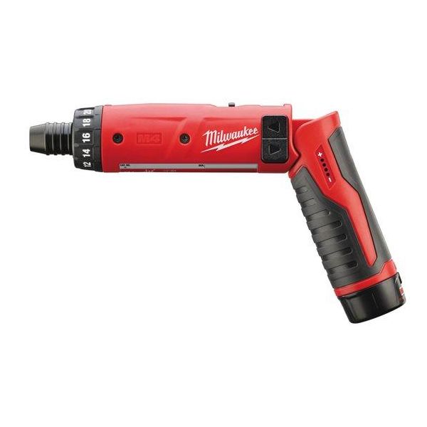 Milwaukee M4 D-202B Vinkelskrutrekker med batterier og lader