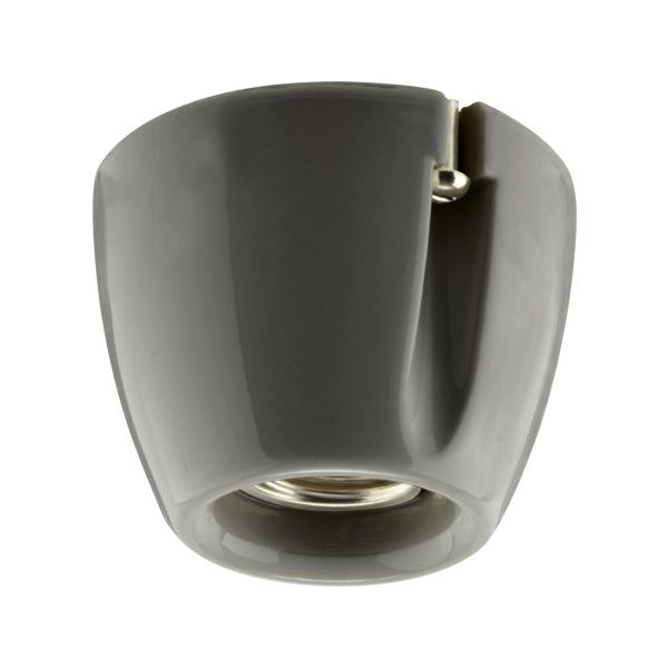 Ifö Electric 52702-000-12 Lampeholder rett, E27, 100 W Grå