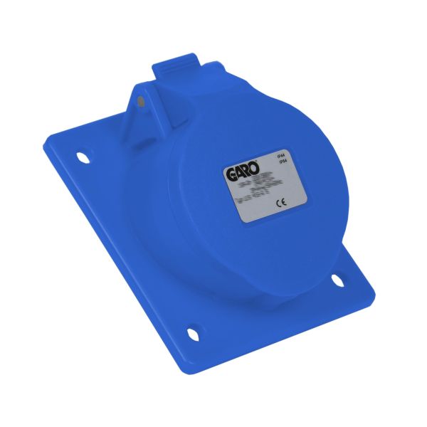 Garo UIS 332-9 S Paneluttak IP44, 4-polet, 32 A, skrå Blå, 9 h