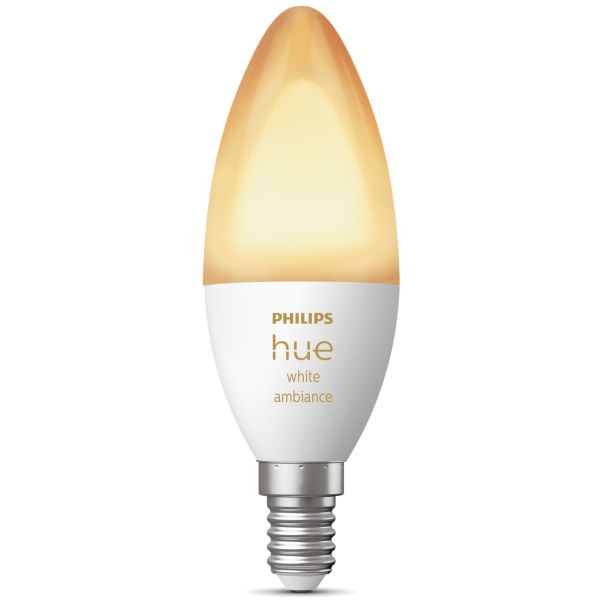 Philips Hue White Ambiance LED-lampe 5.2 W, E14
