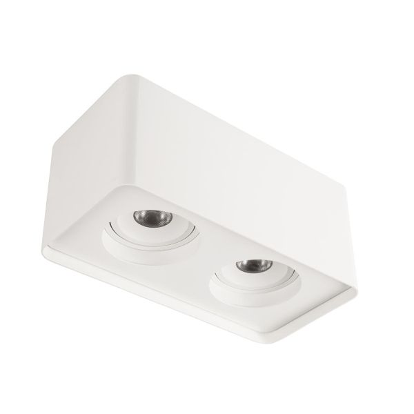 Hide-a-Lite Level Multi Box II Downlight 16 W, hvit, utenpåliggende 3000 K