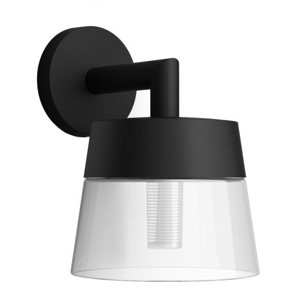 Philips Hue Attract Vegglampe svart, 8 W, 600 lm