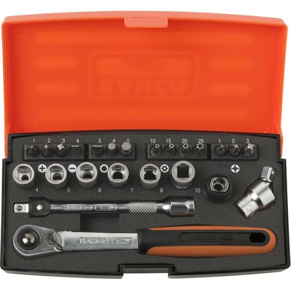 Bahco SL24 Pipenøkkelsett 1/4"