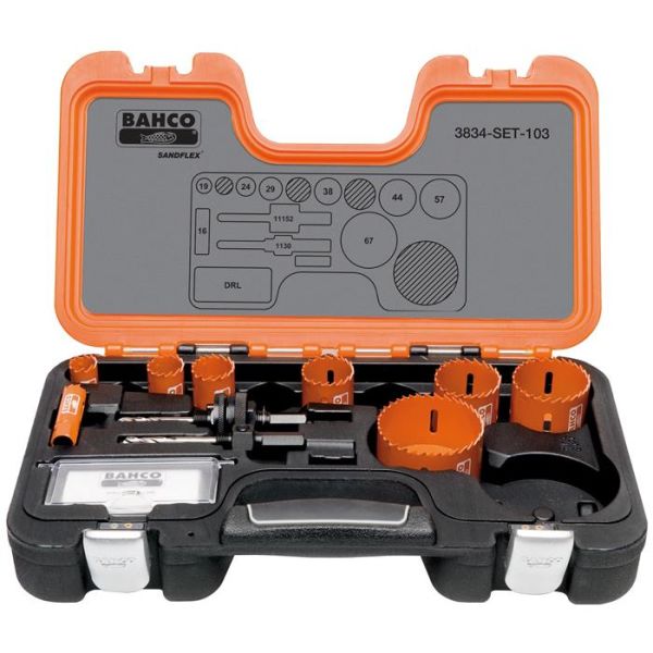 Bahco 3834-SET-103 Hullsagsett