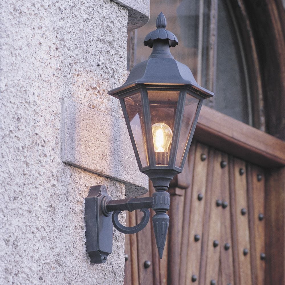 Konstsmide Vegglampe Pallas Opp e27 Sort
