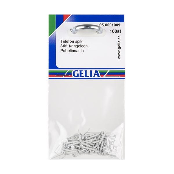 Gelia 050001001 Spiker til EKUA, 100-pakning