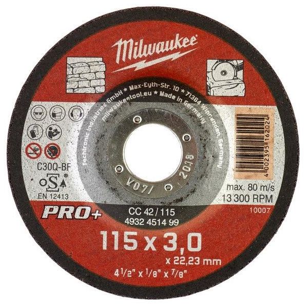 Milwaukee CC 42 PRO+ Kappskive 115x3 mm