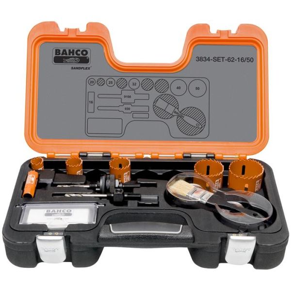 Bahco 3834-SET-62-16/50 Hullsagsett