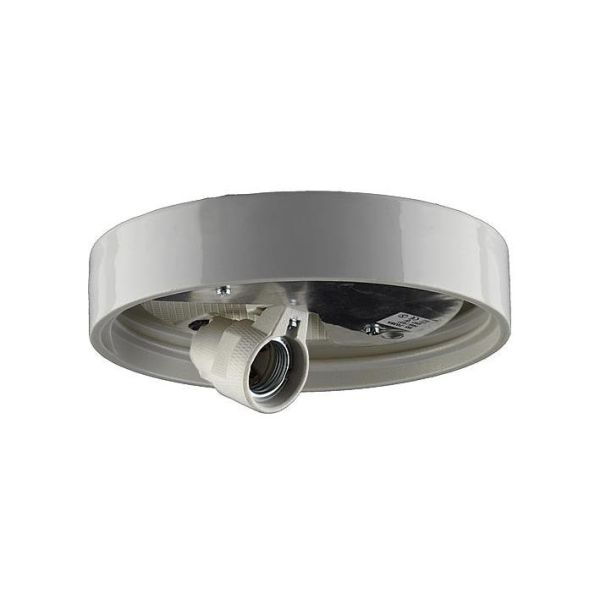 Ifö Electric 55752-000-12 Sokkel rett, E27, IP44 Grå