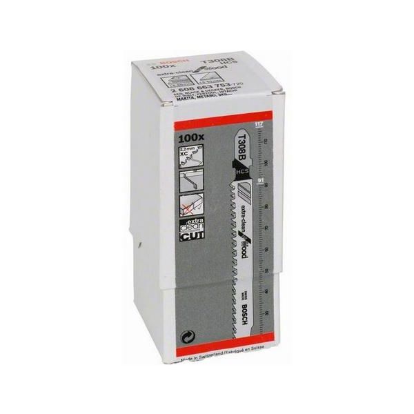 Bosch Extra-Clean for Wood Stikksagblad 117mm 100-pakn.
