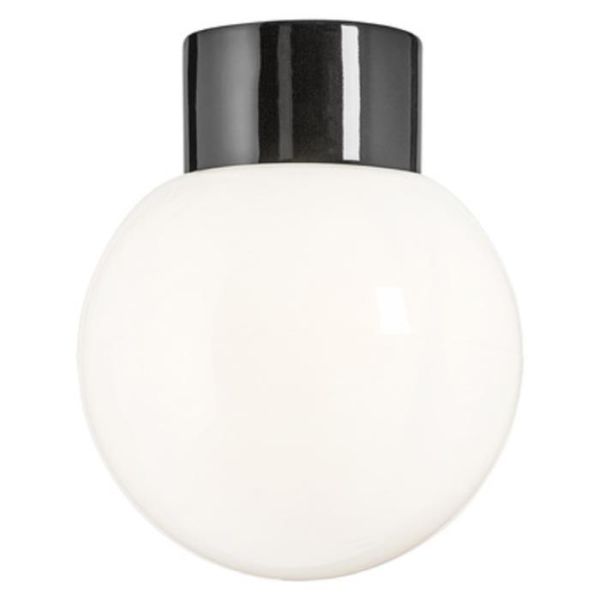 Ifö Electric 6041-540-16 Takarmatur blank, rett, IP54 Svart