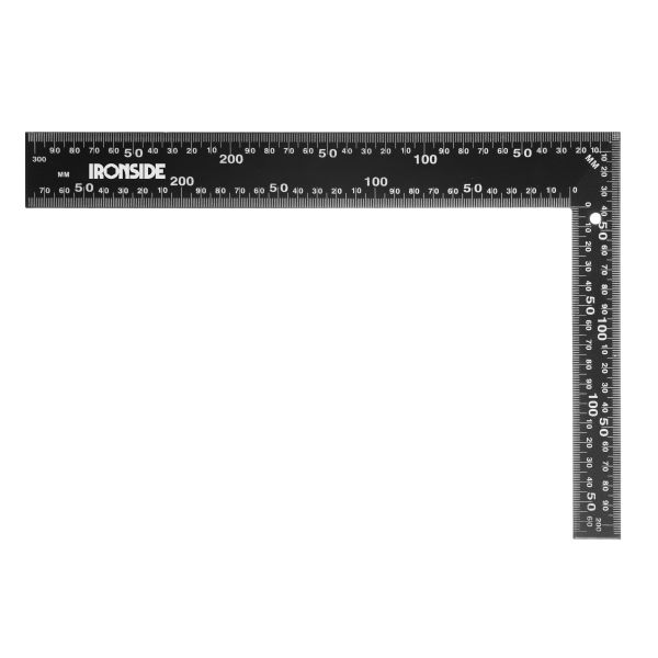Ironside 102548 Stålvinkel svart 30 cm