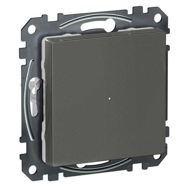 Schneider Electric WDE003310 Trykkdimmer 71 x 71 mm, skrueklemme Antrasittgrå