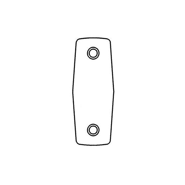 ASSA Fix 823 Dekkbrikke rustfri