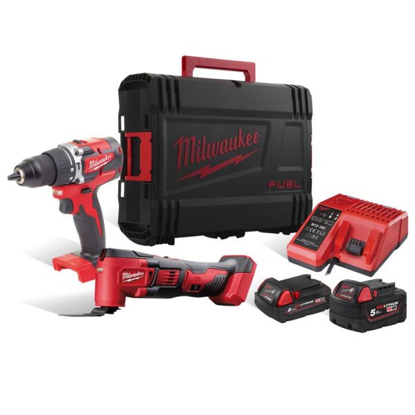 Milwaukee M18 PP2F-522X Verktøypakke