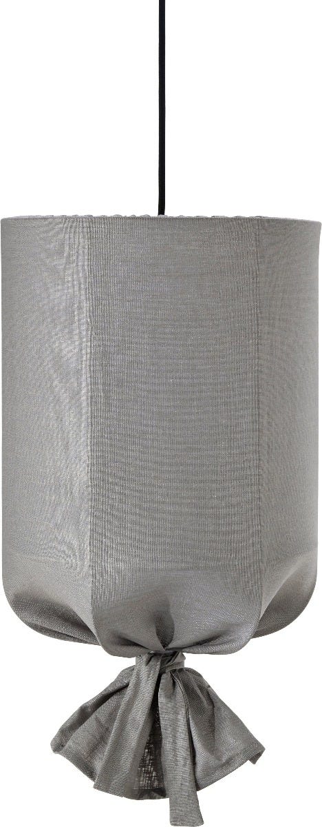 PR Home Taklampe Round Outdoor Lin Lysegrå 40cm