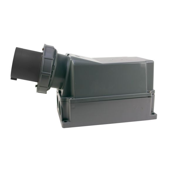 Garo IIV 3125-7 S + RI Vegginntak IP67, 4-polet, 125 A Svart, 7 h