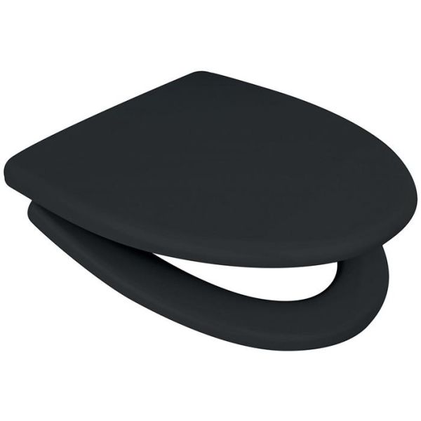 Arrow Onyx Cera-Sign WC-sete svart, softclose