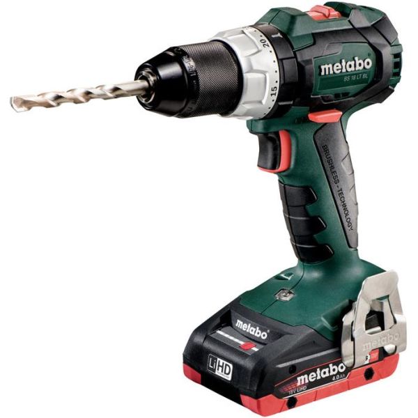 Metabo BS 18 LT BL Borskrutrekker med batterier og lader