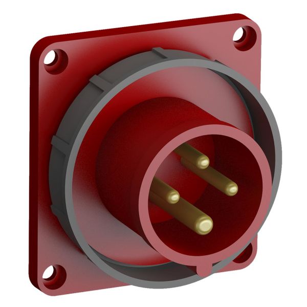 ABB 2CMA102321R1000 Panelinntak hurtigtilkoblet, vibrasjonsbestandig Rett, 4-polet, 16 A