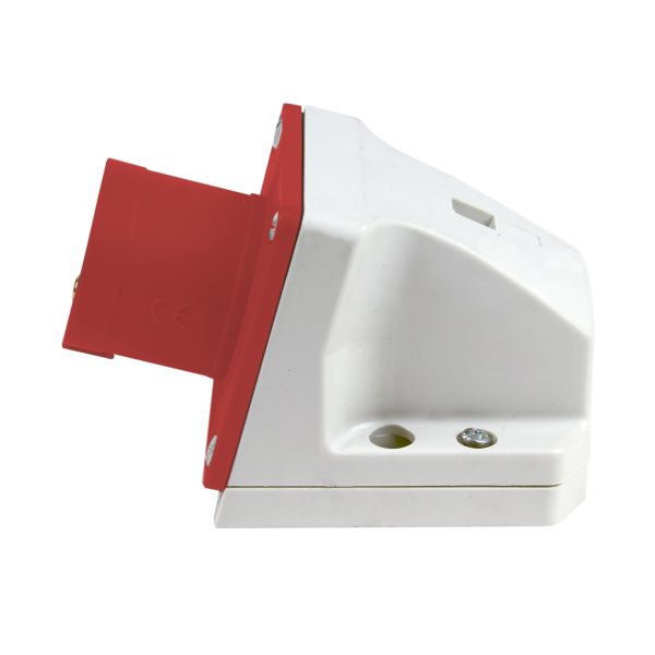 Garo II 316-11 S + RI Vegginntak IP44, 4-polet, 16 A, rett Rød, 11 h