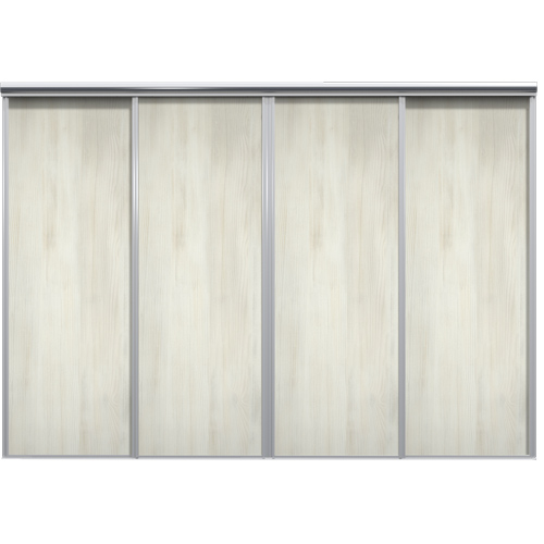 Mix Skyvedør White wood 3400 mm 4 dører