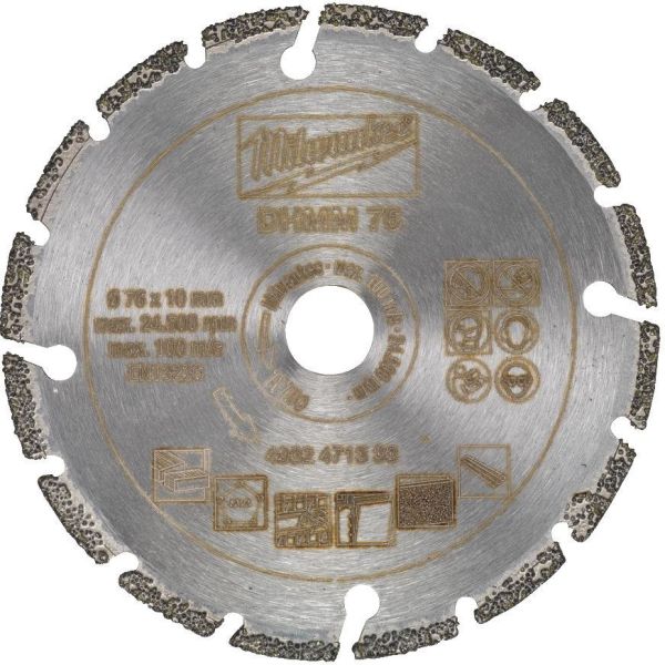 Milwaukee DHHM 76 Diamantskapskive Ø 76 mm