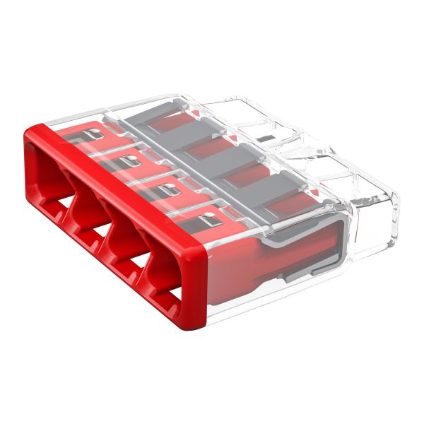 Wago 2773-404 Toppklemme 450 V 4-polet, rød, 80-pakning