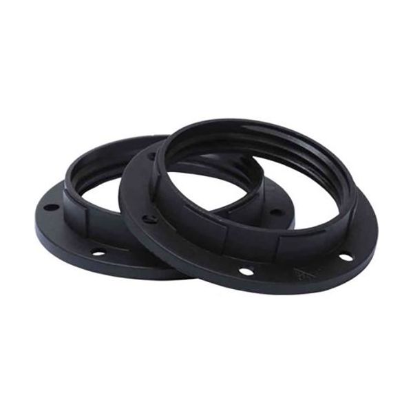Gelia 100003270 Skjermring E27, svart, 2-pakning