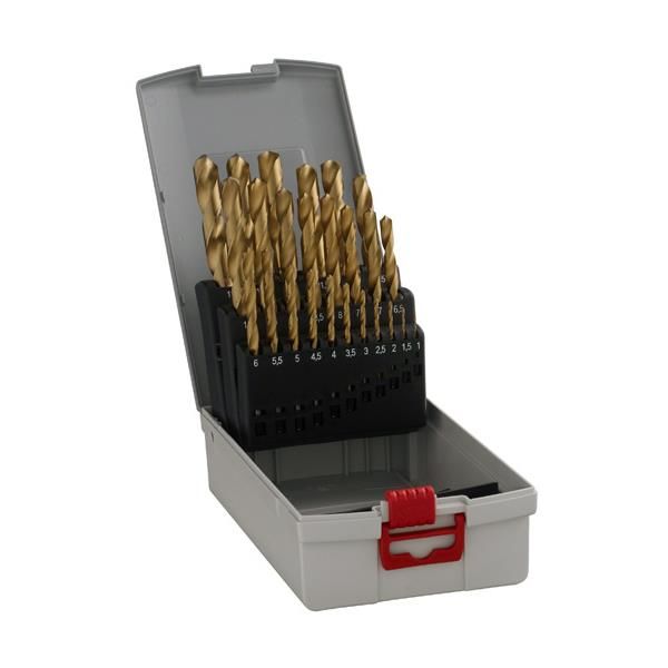 Bosch HSS-TiN Metallborsett 25 deler