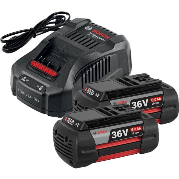 Bosch GAL 3680 CV + 2st 36V 6,0Ah Ladepakke 2st 36V 6,0Ah Li-Ion