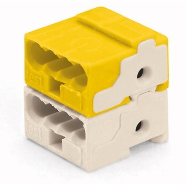 Wago 243-212 Klemme 14 x 10 x 10 mm, 50-pakning Grå/gul