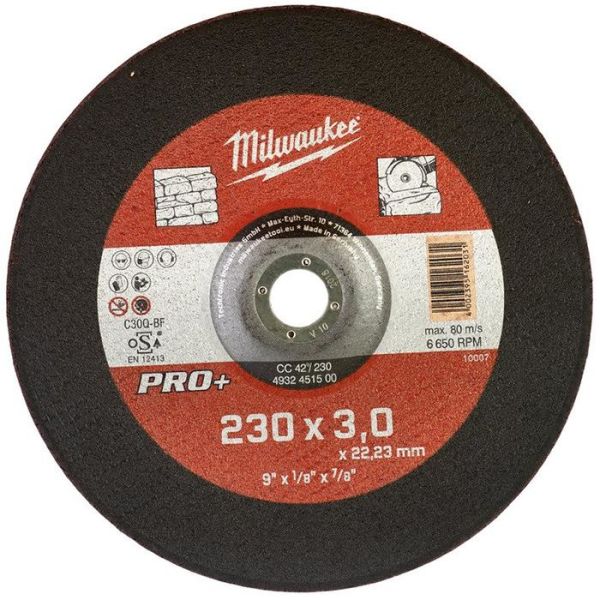 Milwaukee CC 42 PRO+ Kappskive 230x3 mm