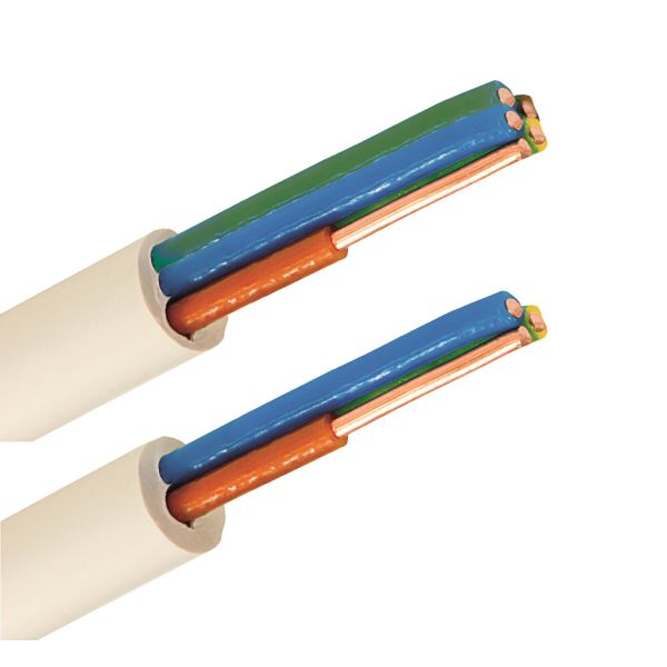 Nexans EXQ Easy Installasjonskabel 300/500 V 3G 1,5 mm², Ring
