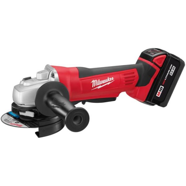 Milwaukee HD18 AG-115-402C Vinkelsliper med batterier og lader