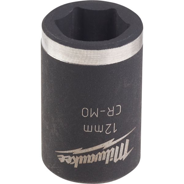 Milwaukee Shockwave Impact Duty Kraftpipe 3/8"-feste, kort 12 mm