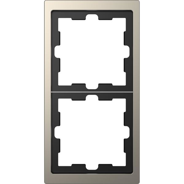 Schneider Electric MTN4020-6550 Kombinasjonsramme 2-roms, metall Grafitt